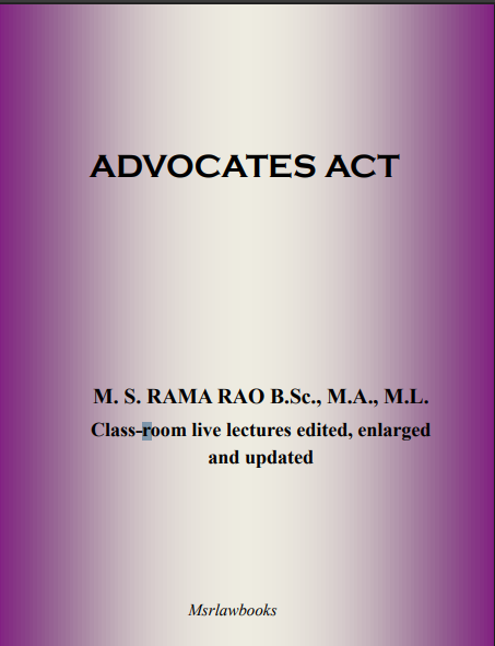 Download the Book: ADVOCATES ACT